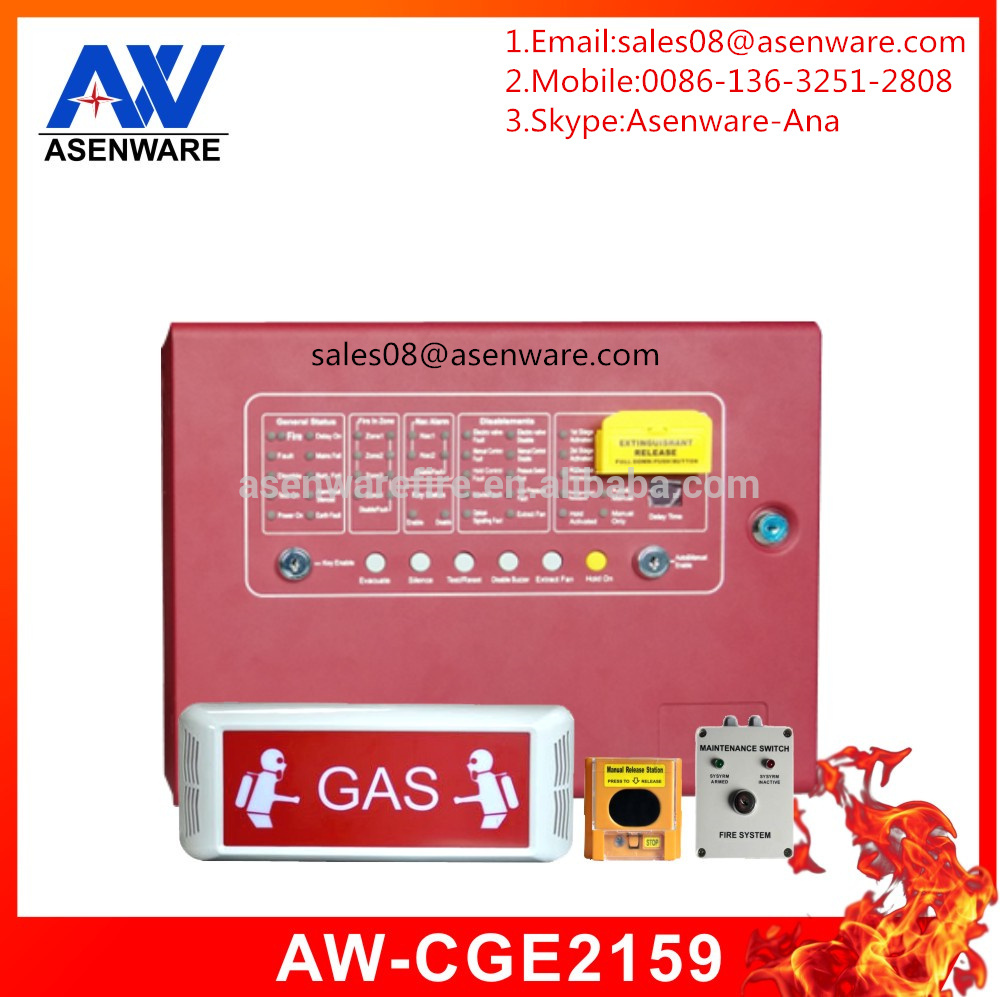 Fire extinguisher panel use for FM200,IG541,IG100 fire fighting