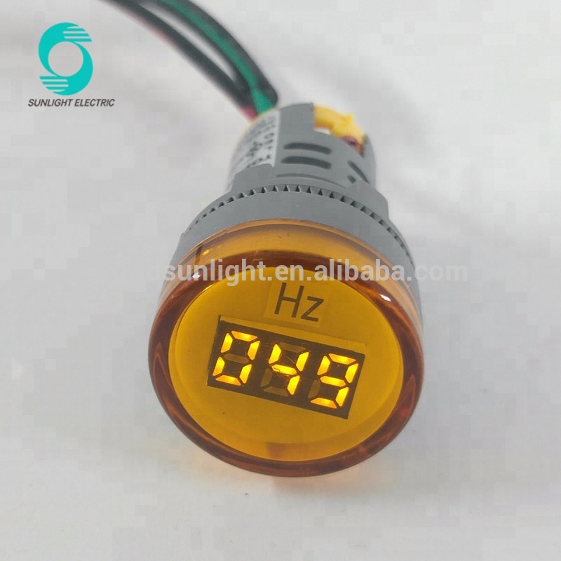 AD16-22DSHZ AC 0-100Hz Hz 22MM Red Yellow Green white Blue LED frequency meter indicator pilot light