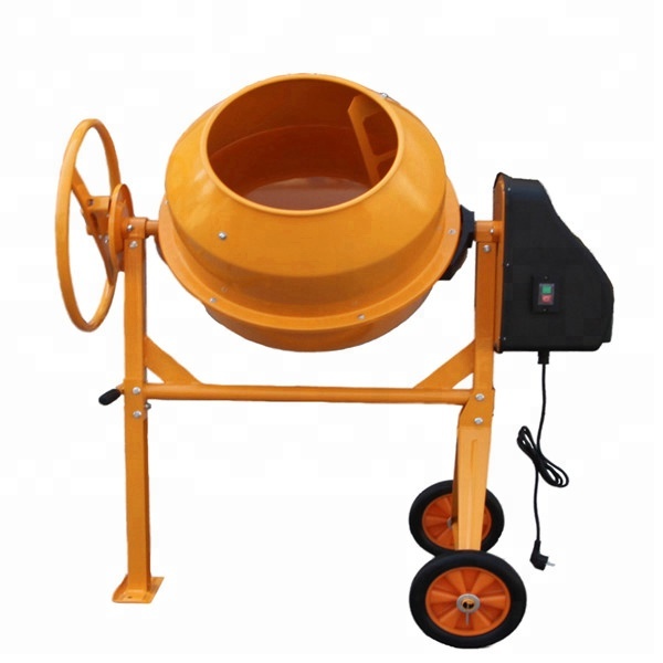 mobile hand operated small portable concrete mixers
