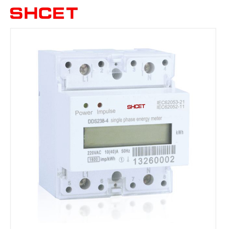 Low Price Mechanical Step Register LCD for Din Rail Energy Meter