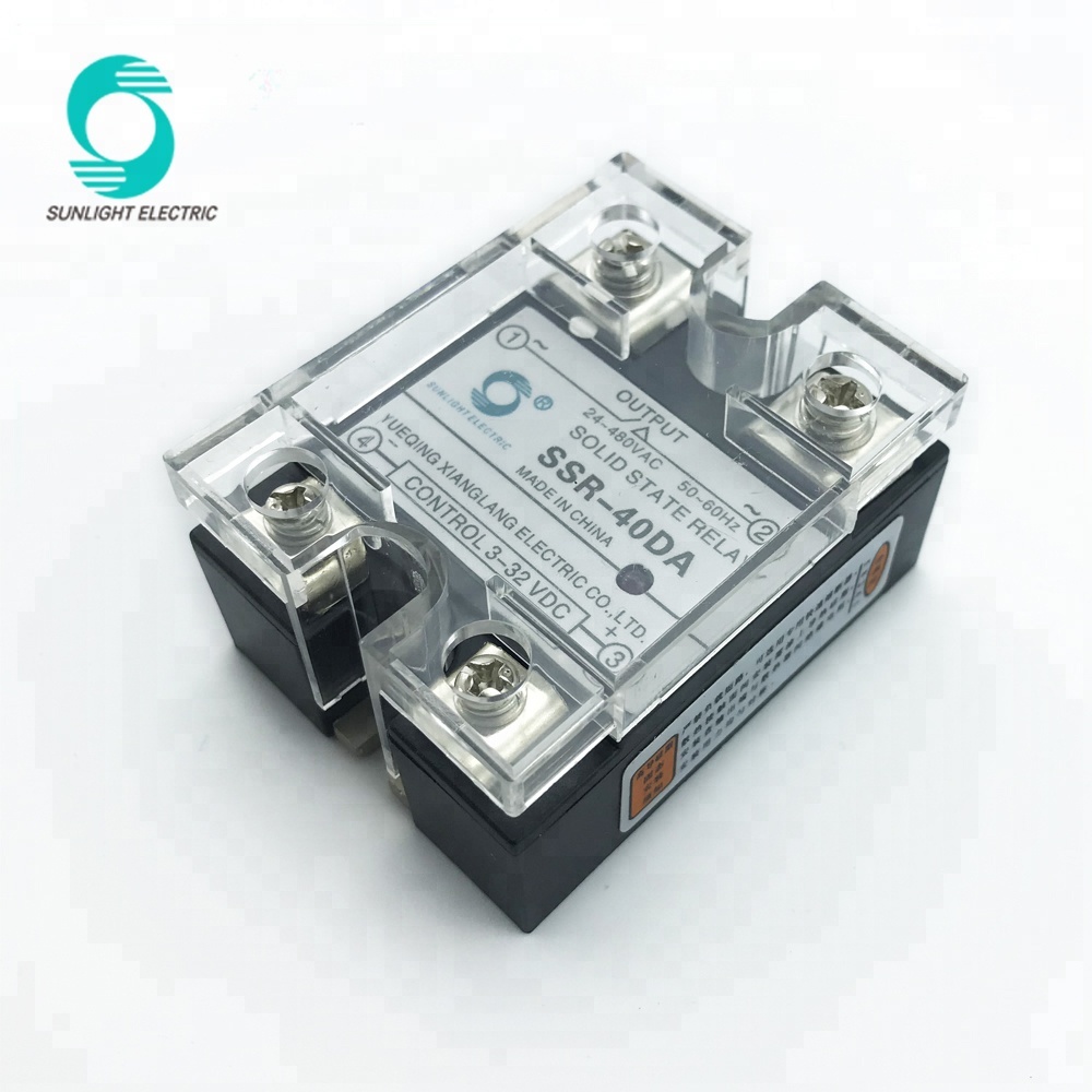 JGX-1DD0640A 40A input 3V to 32V DC output 5V to 60V DC single phase ssr solid state relay