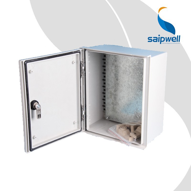 SAIP/SAIPWELL New IP66 Electrical Watertight DMC Reinforced Fiber Glass Box, magnifying glass box