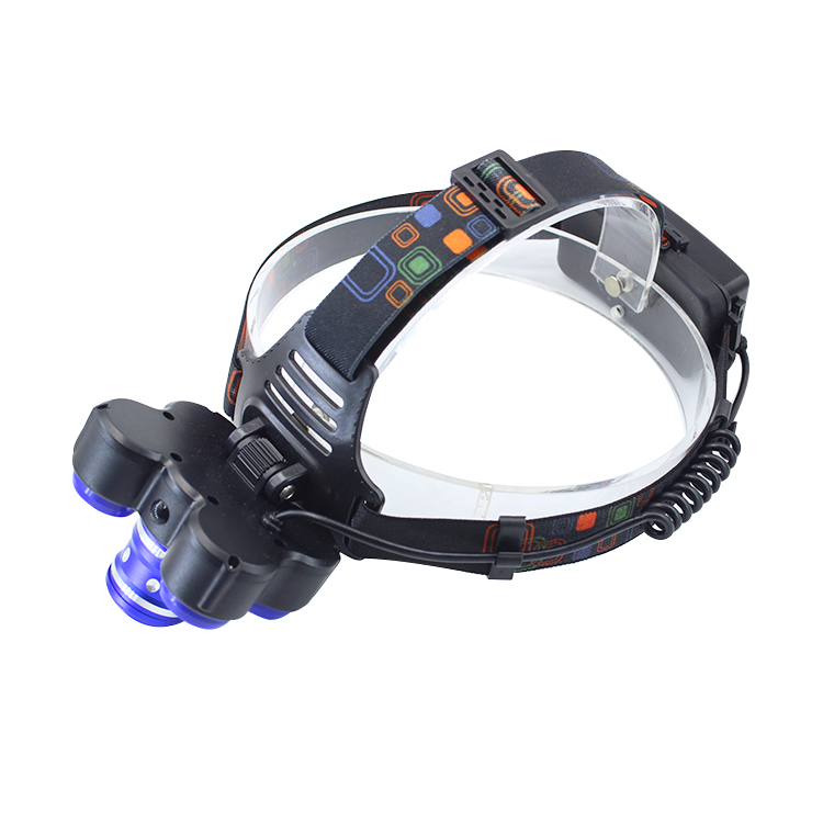 New design best selling USB charging headlamp 1pcs T6 LED and 4 PCS bright COB headlamp