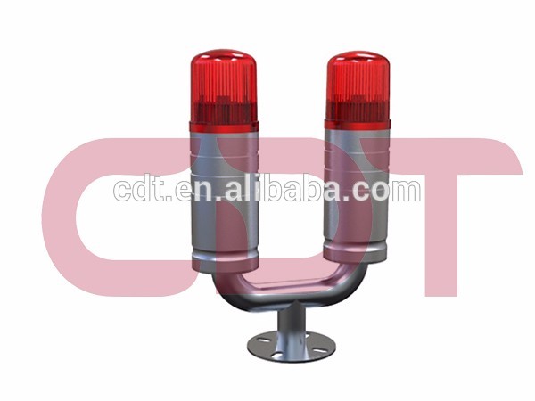 CDT low intensity aircraft warning light/beacon for high telecom/iron tower used aviation obstruction lamp