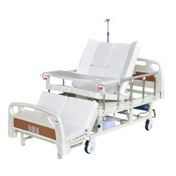 medical hospital bed prices with overbed table