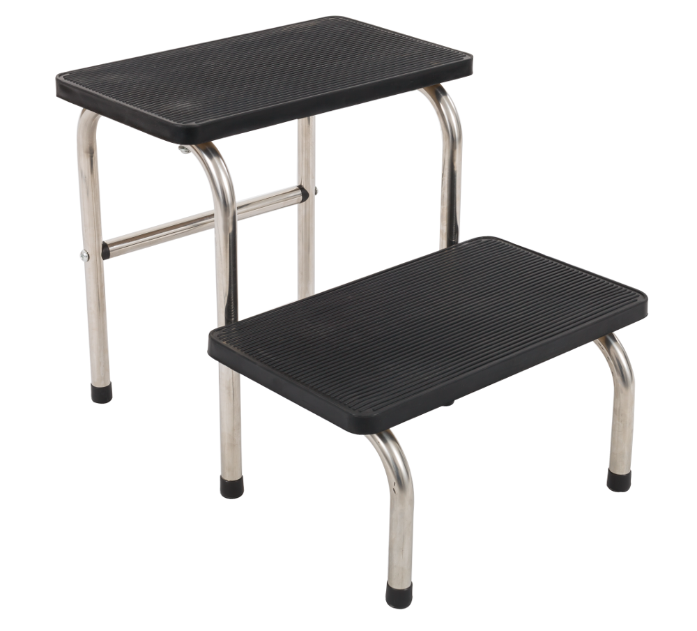 Hospital or clinic furnitures stainless steel medical double foot step