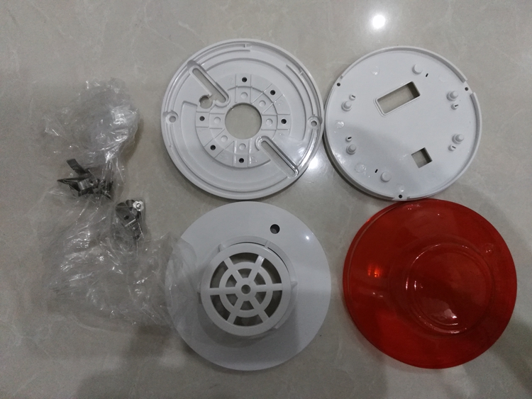 Plastic Case for heat Detector Chamber Enclosure Smoke Sensor Chamber Housing