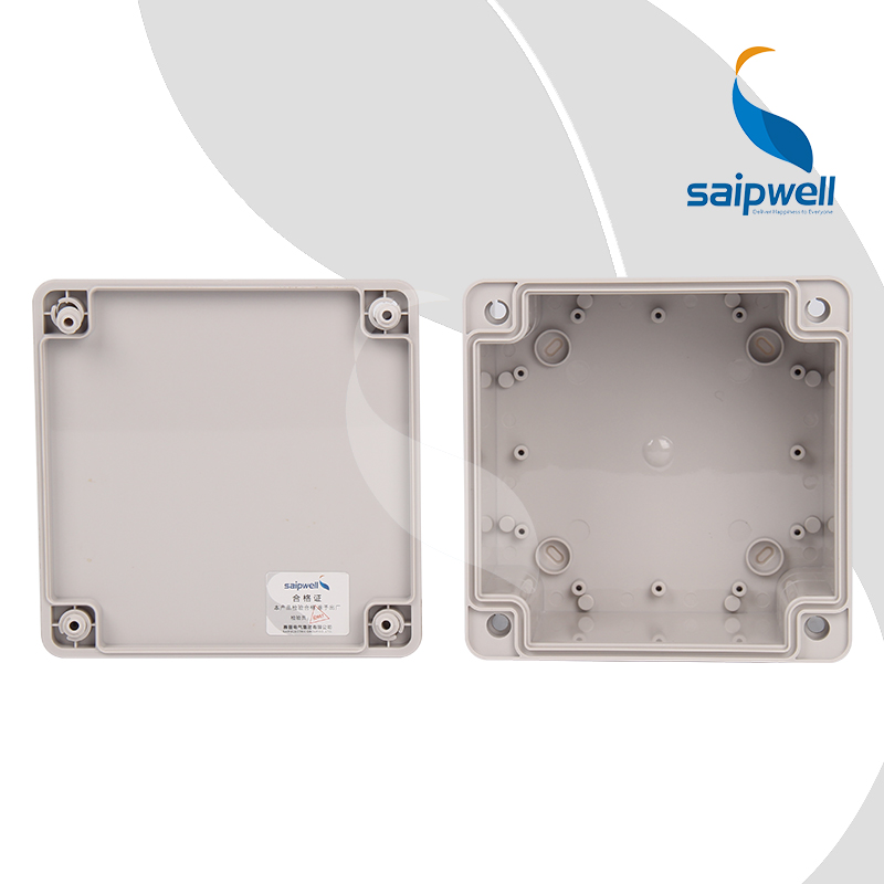 SP-02-161690 160*160*90 ABS Grey Cover Plastic Junction Box Saip Saipwell Project IP65 Manufacture Weatherproof Electrical Boxes