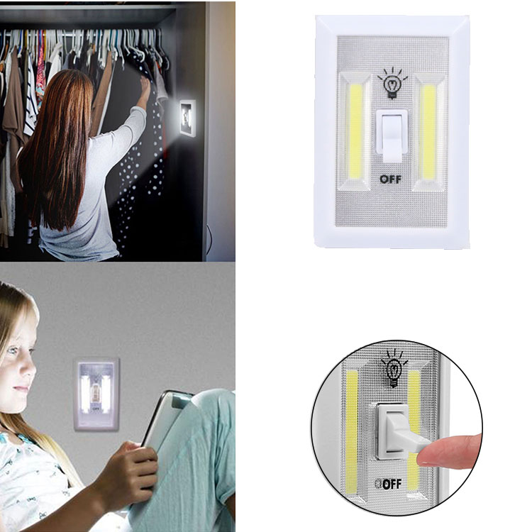 Magnetic COB LED Wall Wireless Closet Cordless Night Light