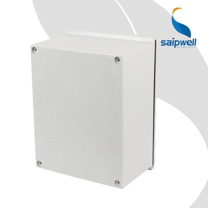 SAIP/SAIPWELL High Quality Electrical Waterproof Enclosure SMC Fiberglass Box with Steel Mounting Plate