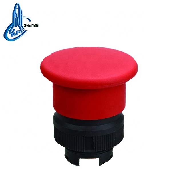 hot selling waterproof mushroom head push button switches parts/spring return LAY5-EC4