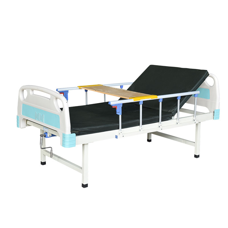 One function  Manual one crank ABS head hospital bed