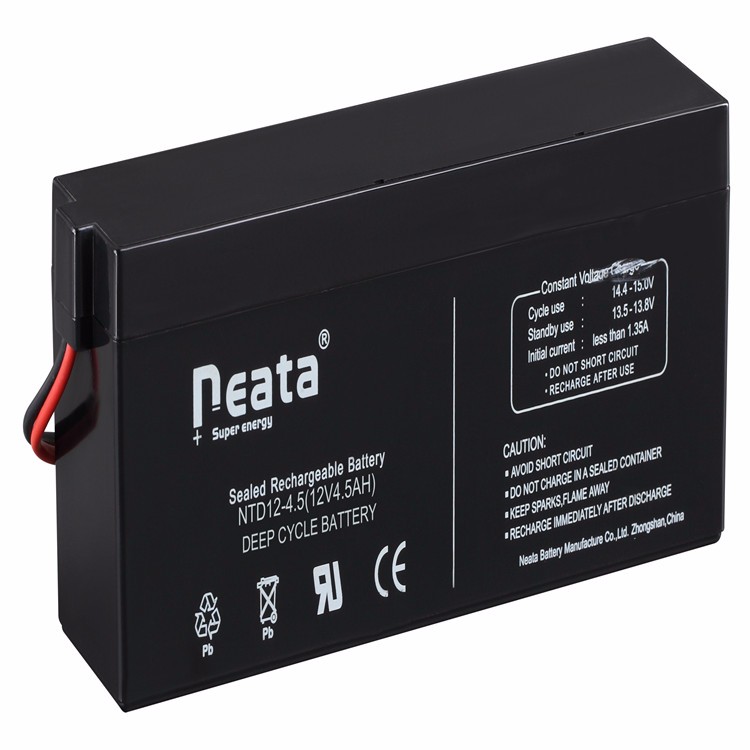 Lead acid rechargeable battery 12V4.5ah