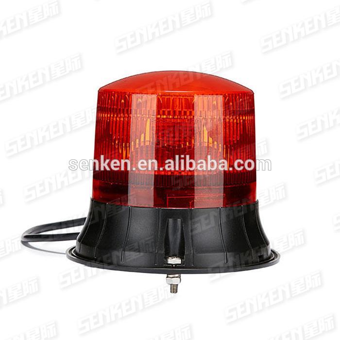 Senken R65 approved 10V-30V blue two layer LED rotating beacon light magnetic LED beacon