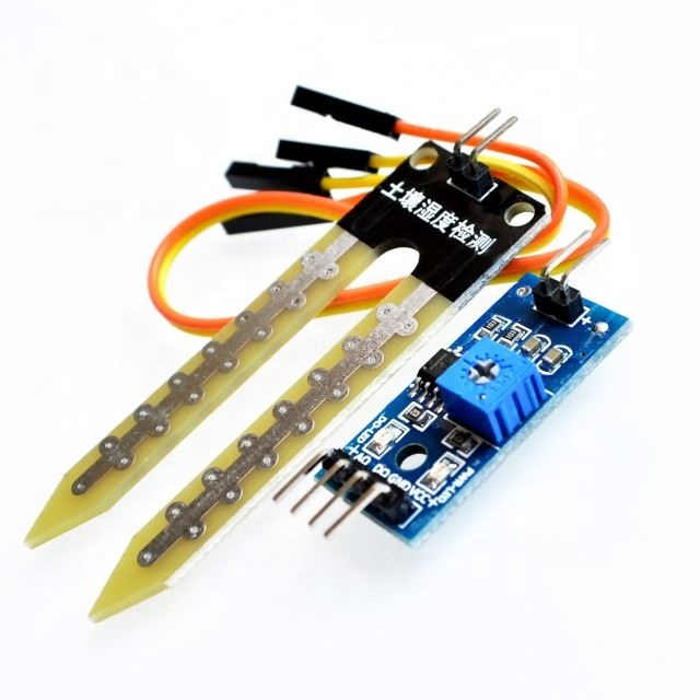 Soil moisture meter testing module, soil humidity sensor, robot/intelligent car for