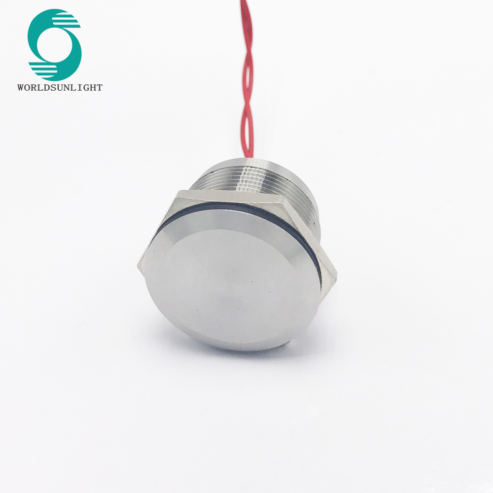 IP68 waterpoof 3v 5v 6v 12v 24v 316L aluminum or stainless steel piezo switch