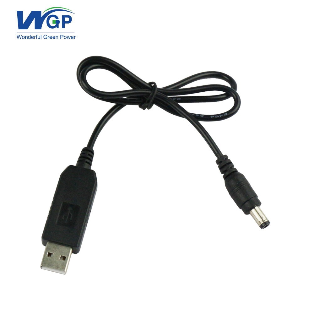 boost voltage function cable usb to round dc connector cable