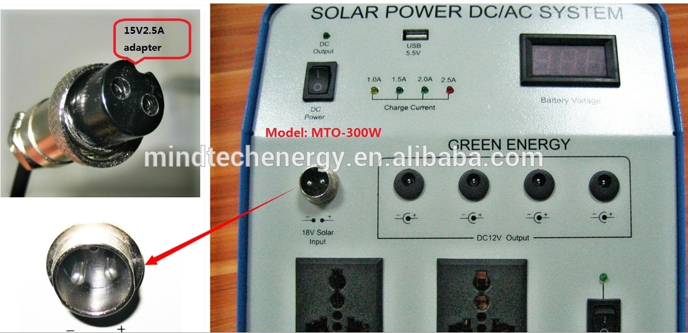 250w solar magnet generator  with battery