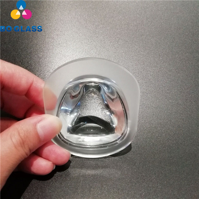 70mm Customized Molded Pressed Glass Optical Lens