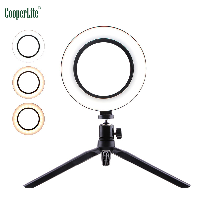 With Mirror Dimmable SMD LED 6inch Ring Beauty Makeup Light for Tik Tok