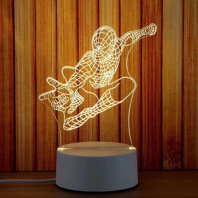 New 2019 optical 3D illusion lamp 3D LED Night Light 3D Desk Lamp boat