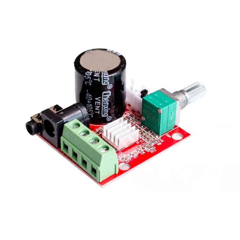 12V Mini Hi-Fi PAM8610 Audio Stereo Amplifier Board 2X10W Dual Channel D Class