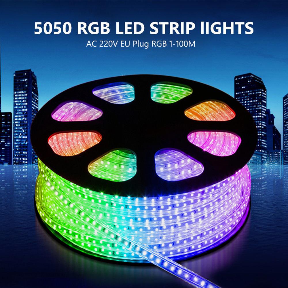 2019 hot sale high quality 5050 8mm 60 leds/m 100m/roll ultra bright led strip lighting
