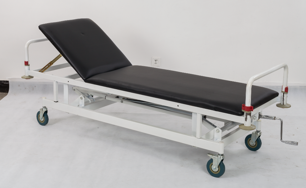 hospital epoxy powder coated steel rescue ambulance stretcher