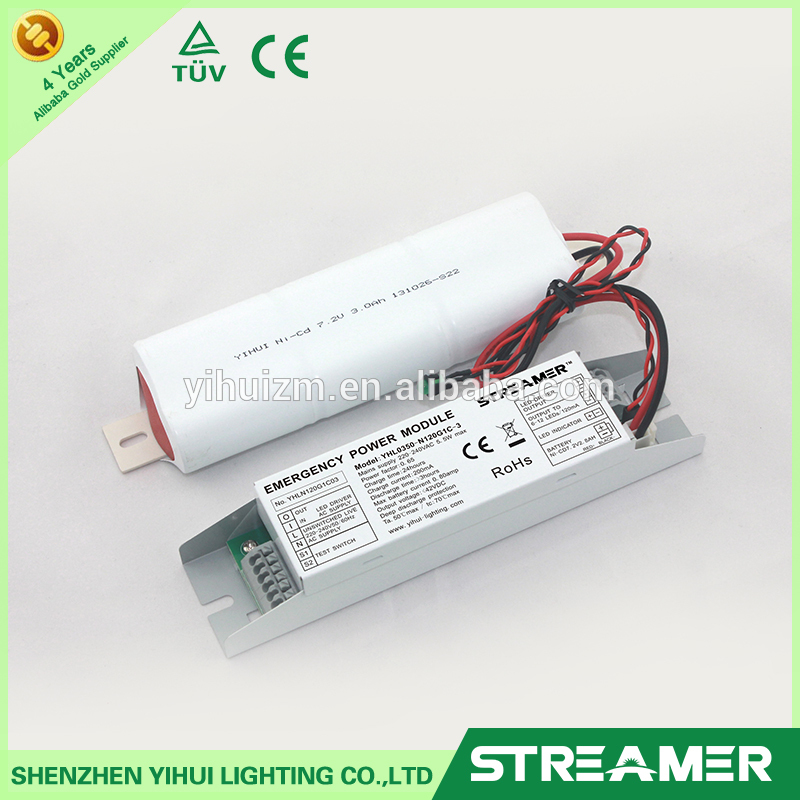 TUV CE certificate STREAMER YHL0350-N750T1C/1A Led panel light emergency power pack kit