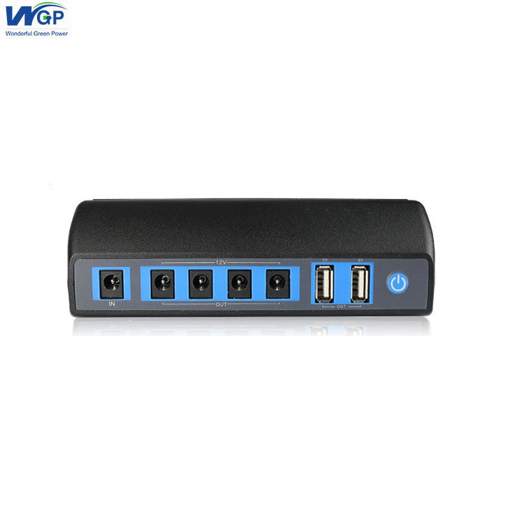 Universal AC plug in dc12v output power bank with 4 dc outputs