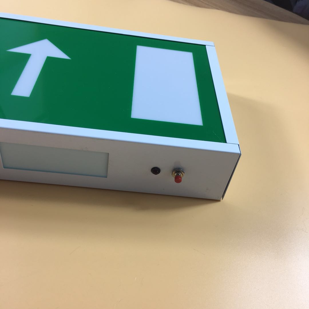 European series led emergency exit light exit sign board