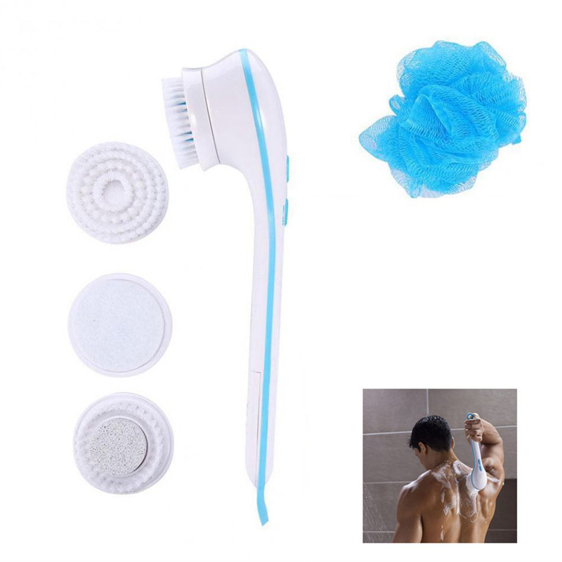 Latest Electric Home Cleaning Bath Massage Shower Brush Clean System Bath Brush Scrub Skin Massage Health Care Tool