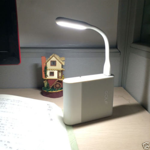 USB LED Bedside Reading Lamp Mini Lamp Laptop/Computer Adjustable Arm Bedside Table Lamp