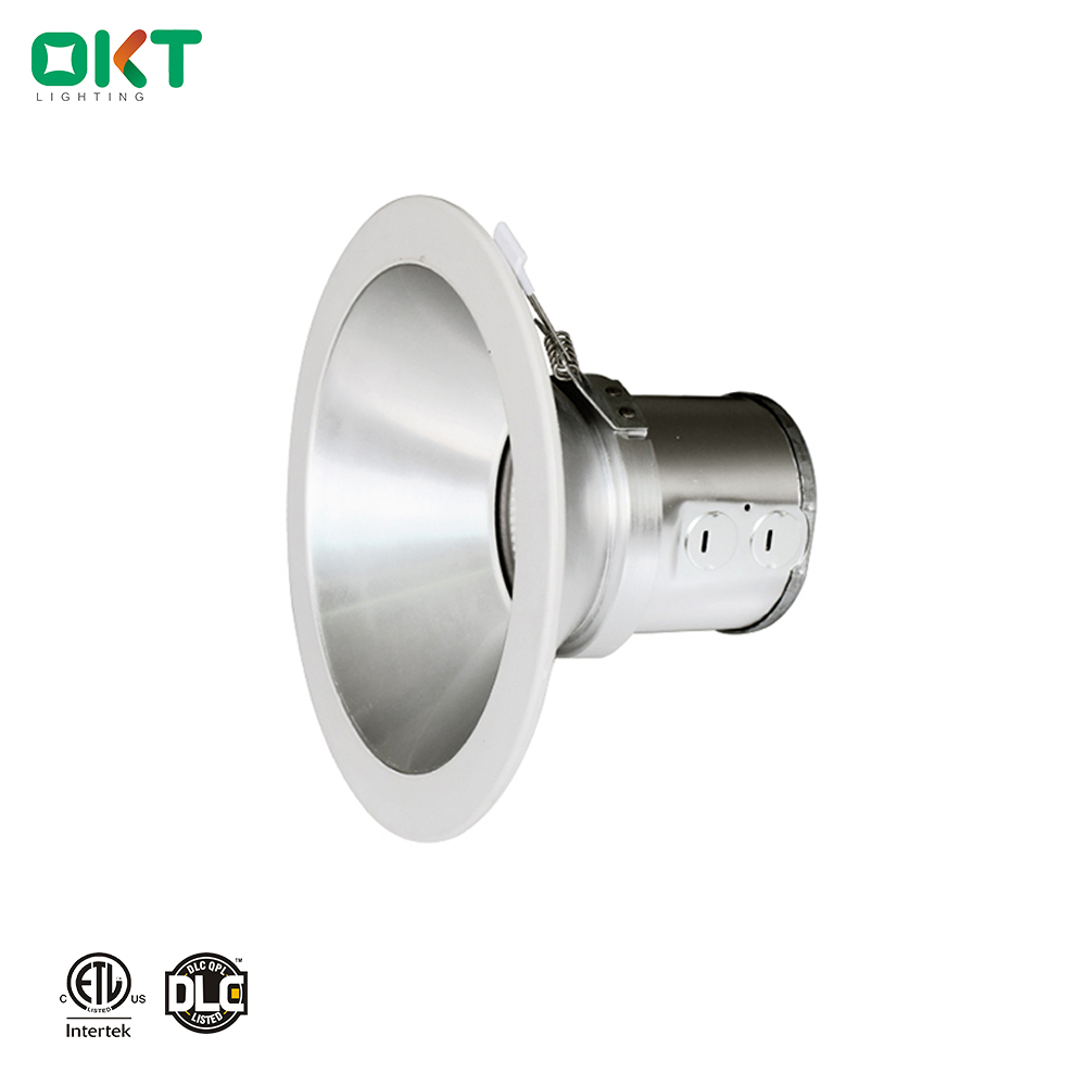 OKT Lighting ES cULus ugr 19 4inch 6inch 8inch tunable white recessed led downlight 10w