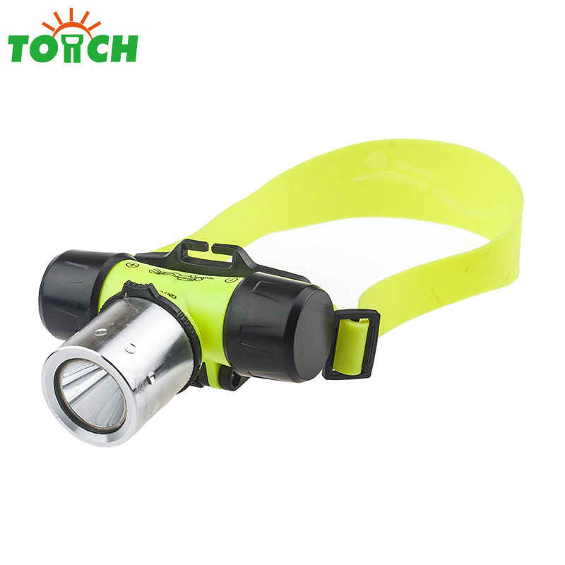 Small size portable led headlamps underwater waterproof IP68 led headlight super quality diving lamp