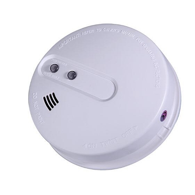 2018 factory price fire detector alarm with optical photoelectric smoke sensor