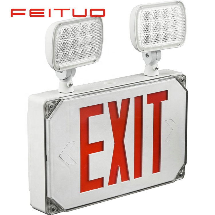 Factory price quality assurance safety exit sign combo