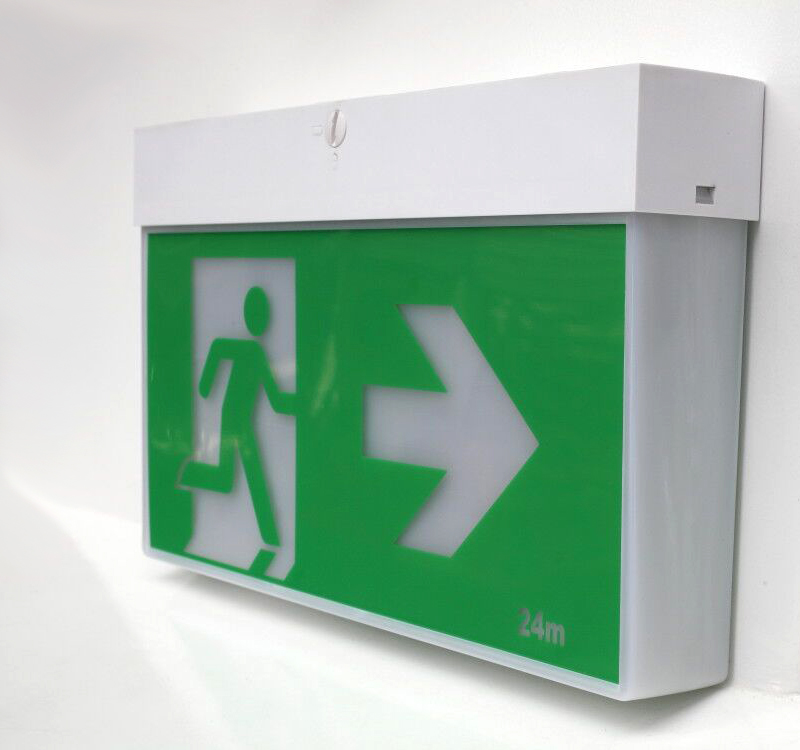 spitfire emergency exit sign light australia fire supplies