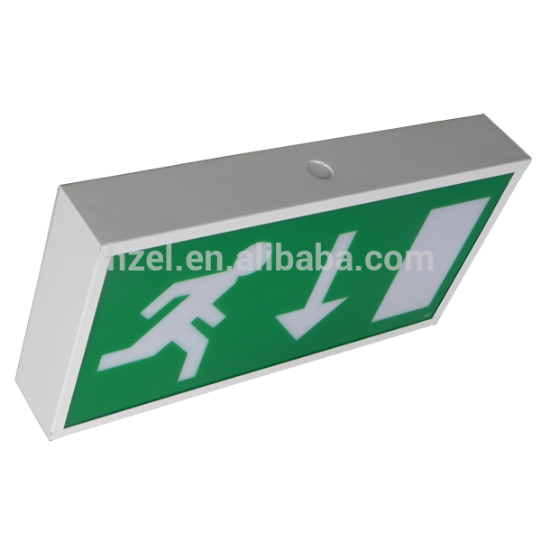 Rechargeable 8W Fluorescent Emergency Exit Sign