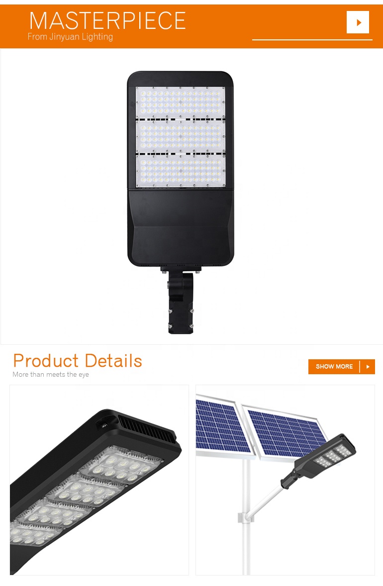 30W 60W 90W aluminum lamp garden solar panel led street light