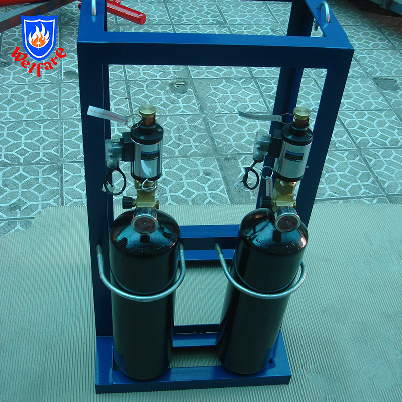 70L high pressure CO2 fire suppression system