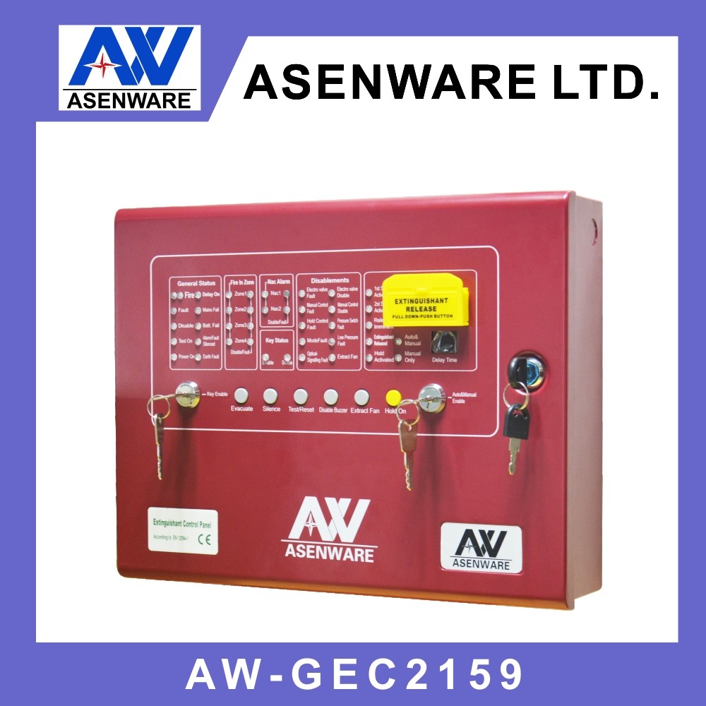 Fire suppression system new fm200 in fire alarm control panel