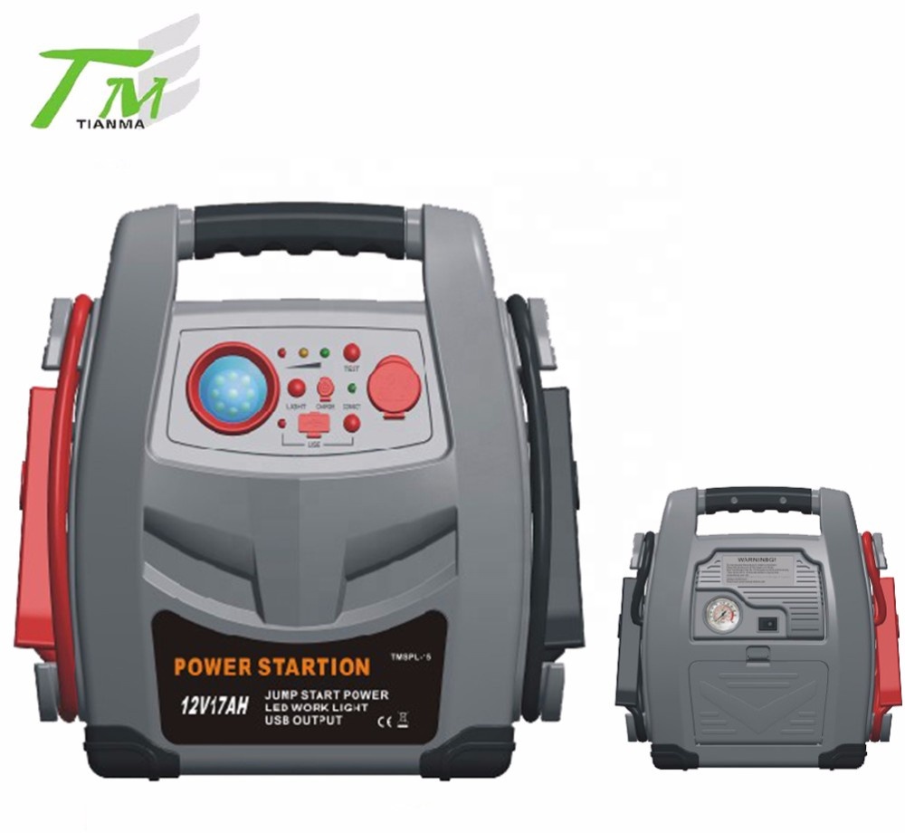 New 12V vehicle jump start and battery jump start air compressor power station