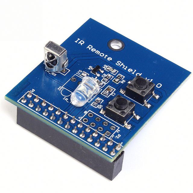 38KHz IR Infrared Control Expansion Board Transceiver Receiver Transmitter Shield Double IR Emitter For Pi