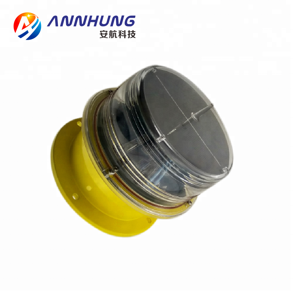 Red LED Low Intensity Solar-Power Aviation Obstruction Lights / Solar Taxiway Light / Runway light