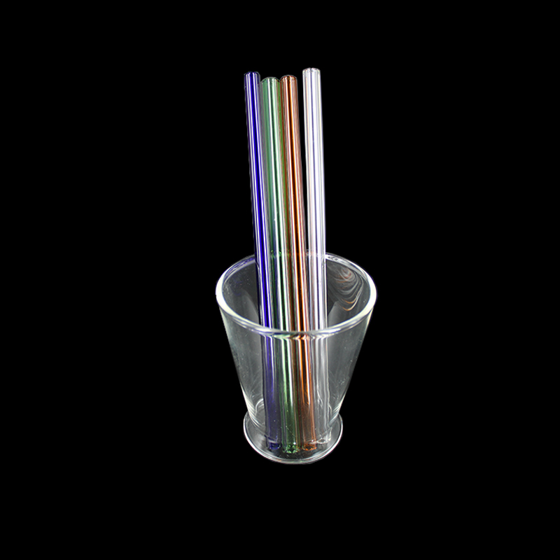 Hot Sale Food Grade Clear Borosilicate Glass Drinking Straw