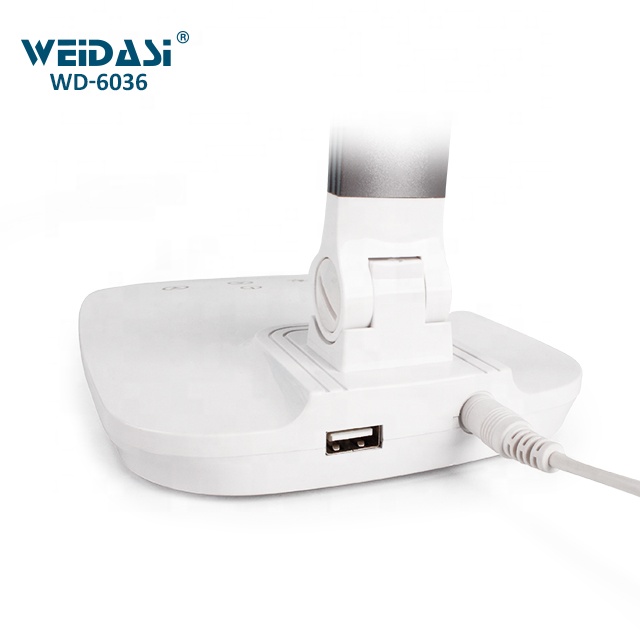 weidasi customized recharge led desk touch table reading lamp