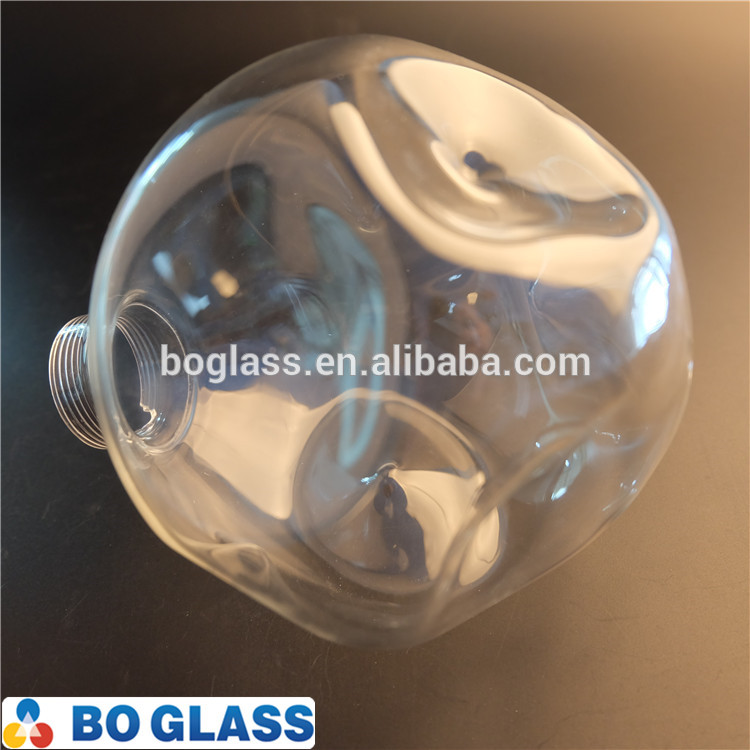 borosilicate glass lamp shade with G9 screw