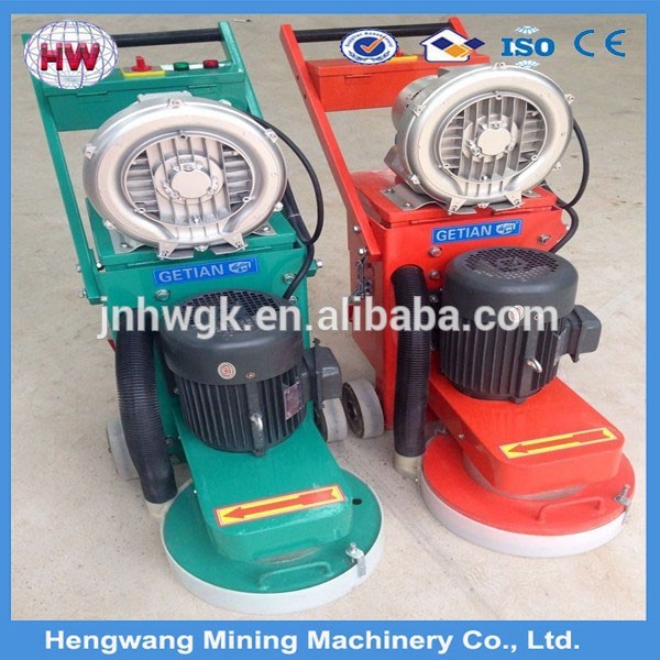 single brush concrete floor buffering grinding machine