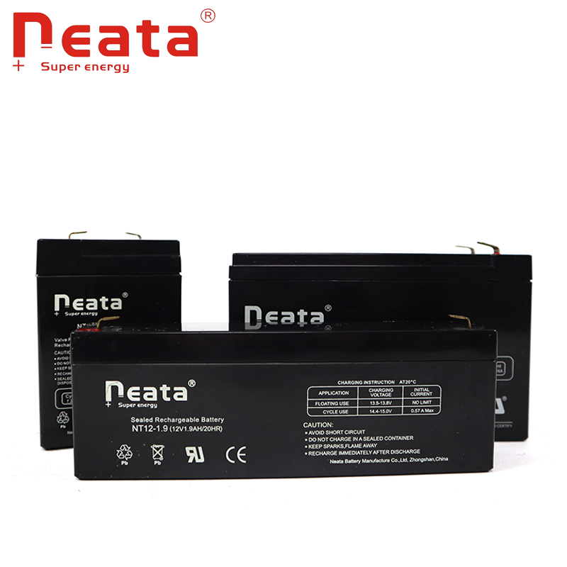 Deep cycle storage 12V1.9ah rechargeable lead acid battery for UPS  solar system